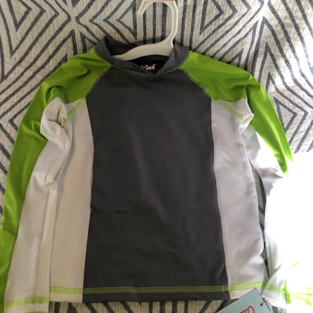 Boys cat and jack swim shirt